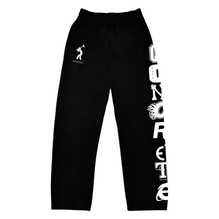 Concrete Sweatpants - Black/White